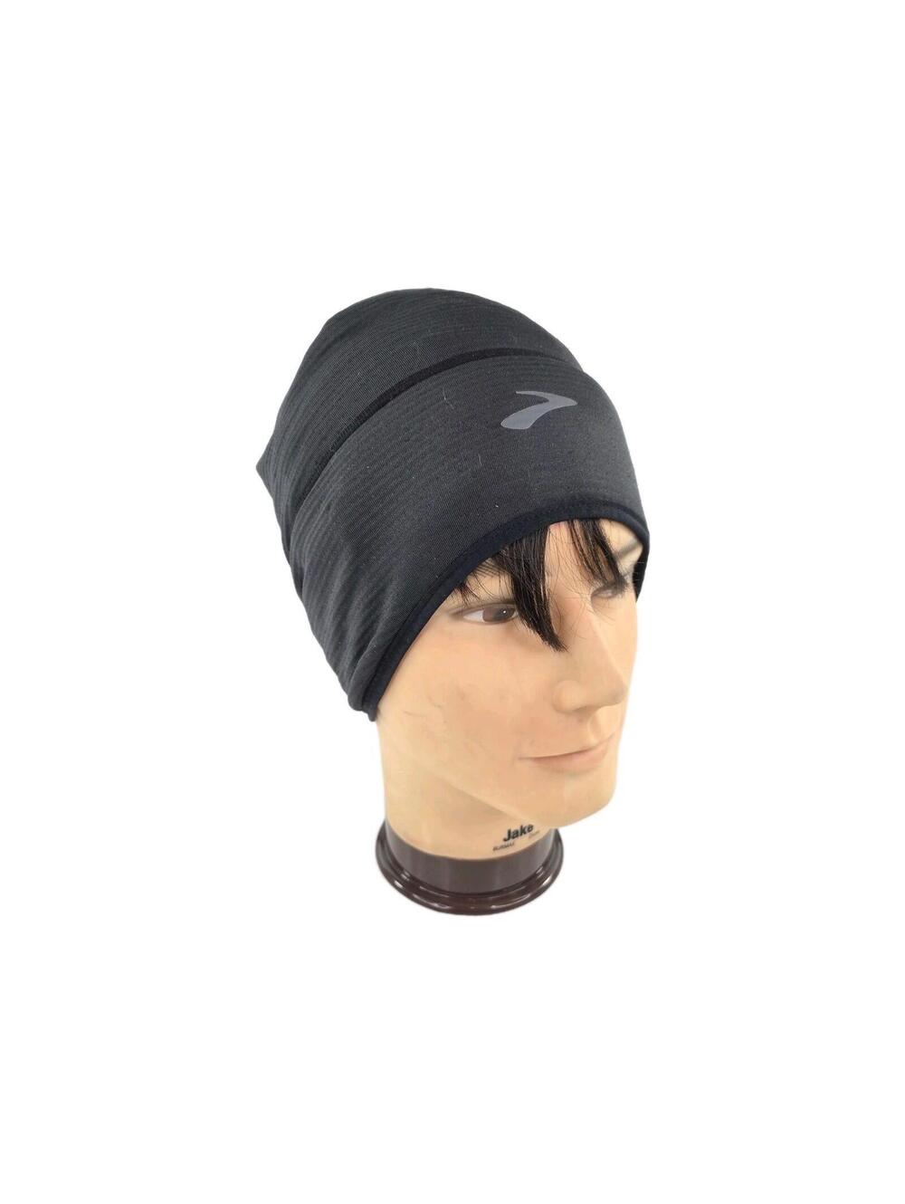 Brooks Notch Thermal Beanie Black One Size Snowboard Winter Earflap Beanie Hats